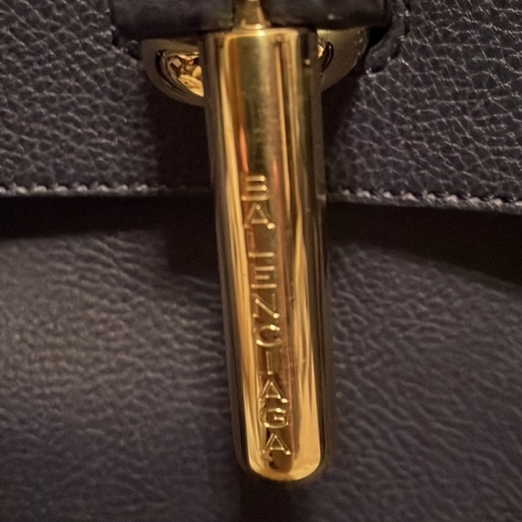 NWOT Balenciaga Deep Blue Leather Tote - Picture 3 of 4